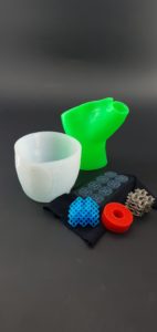 Pièces 3D en silicones de démonstration